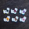Exquisite UK Handmade Jingdezhen Ceramic Puppy Buttons for DIY Clothing