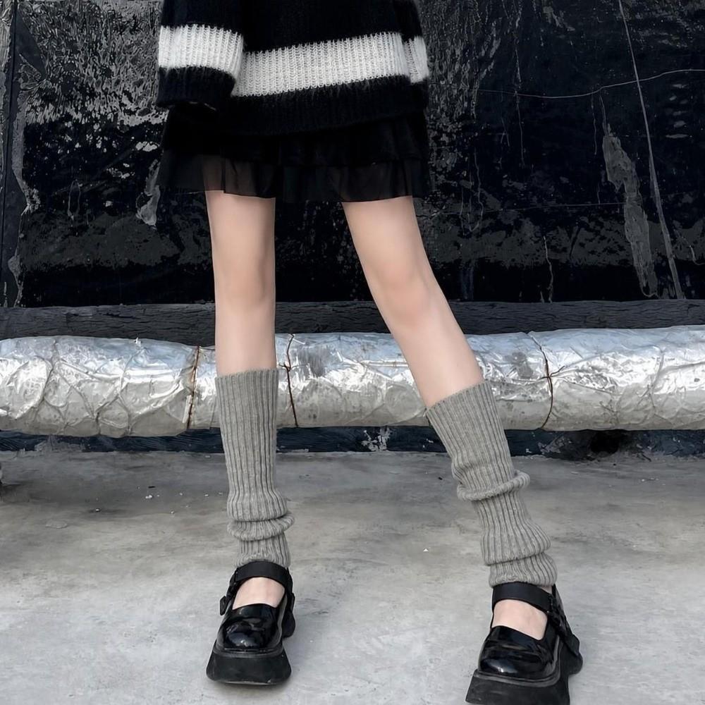 Heap Socks Knitted Leg Warmers 40/5070cm Length Wool Leg Warmers Lolita Leg Warmers Autumn Winter