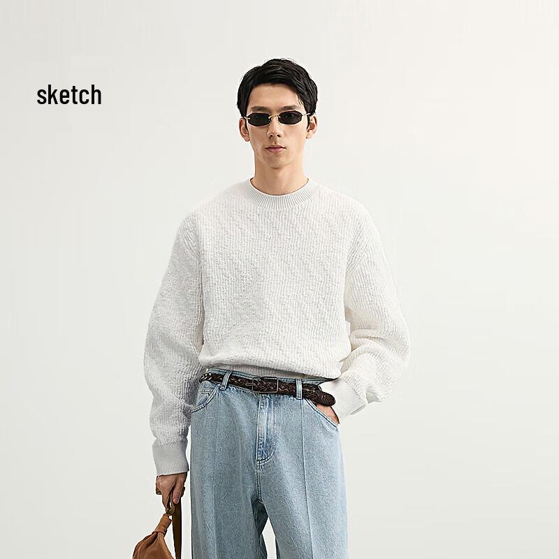 

Мужской пуловер CROQUIS на весну 2025 года с длинным рукавом H-силуэта L