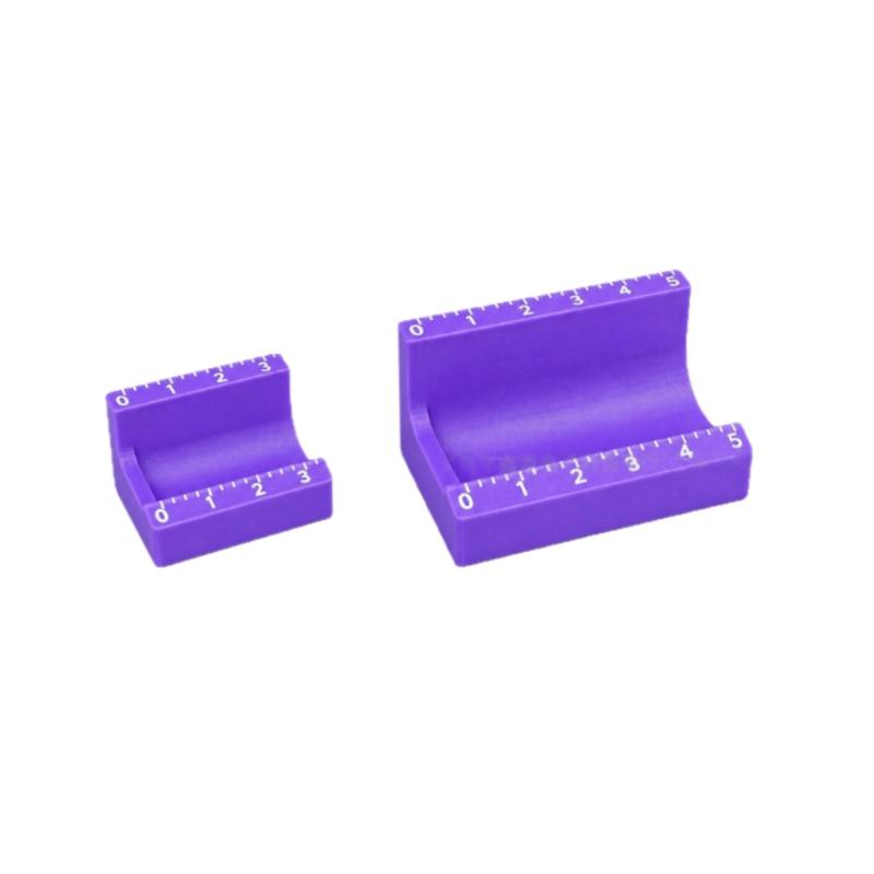 3D Printing Vial Label Applicator Portable Sticker Alignment Tool 1/2Pcs for Essential Oil Bottle Labeling Projects