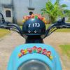 8pcs New God of Wealth Car Shaking Head Ornament Cartoon Trinket Center Console Ornament Navigation Screen Ornament