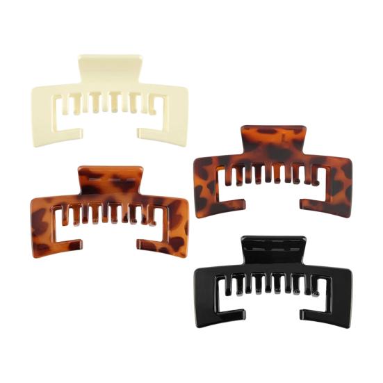 

4/6Pcs Baseball Cap Hair Claw Powerful Grip Large Clamp with Heavy-Duty Springs Anti-Slip Hat Claw Clip Hair Accessories B