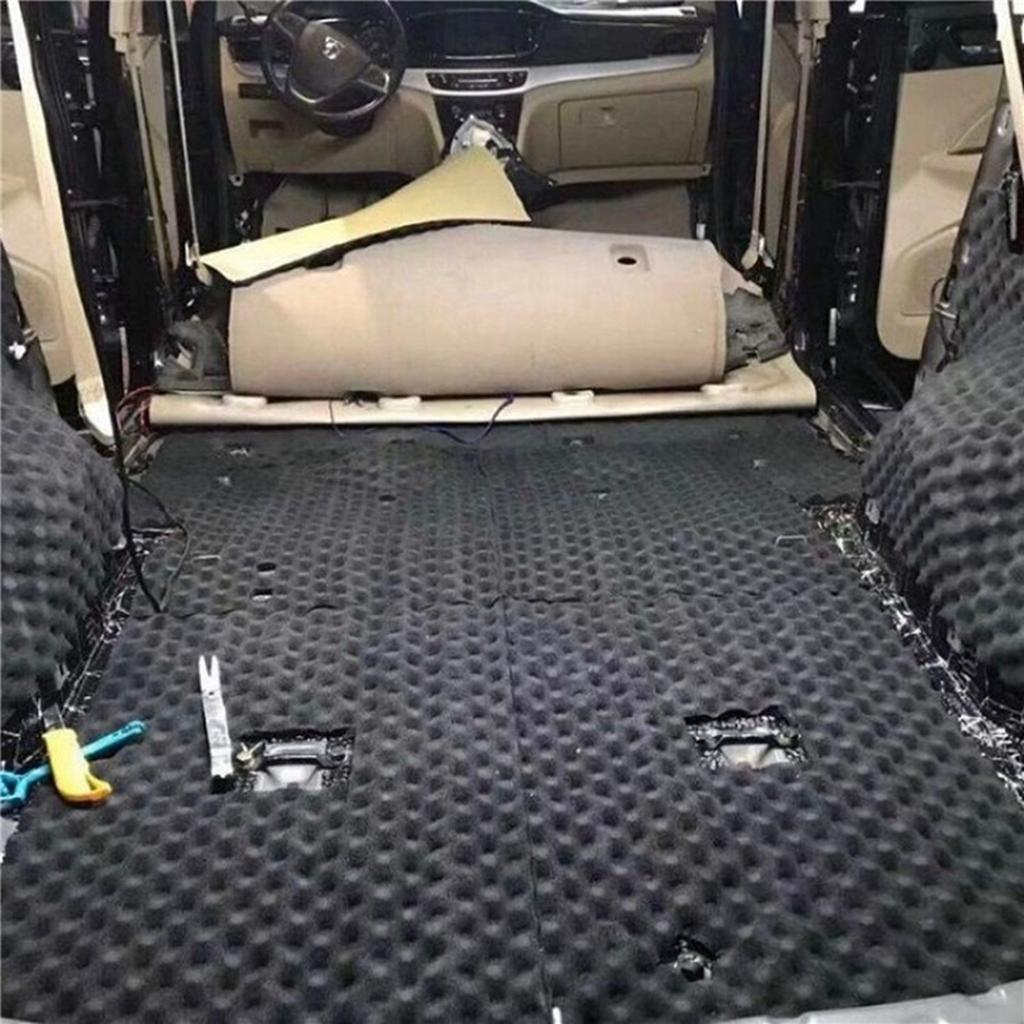 Nuova Auto Insonorizzazione Studio Assorbimento Acustico Schiuma Insonorizzante Resistente al Calore Isolamento Acustico Cotone per Isolamento Rumore