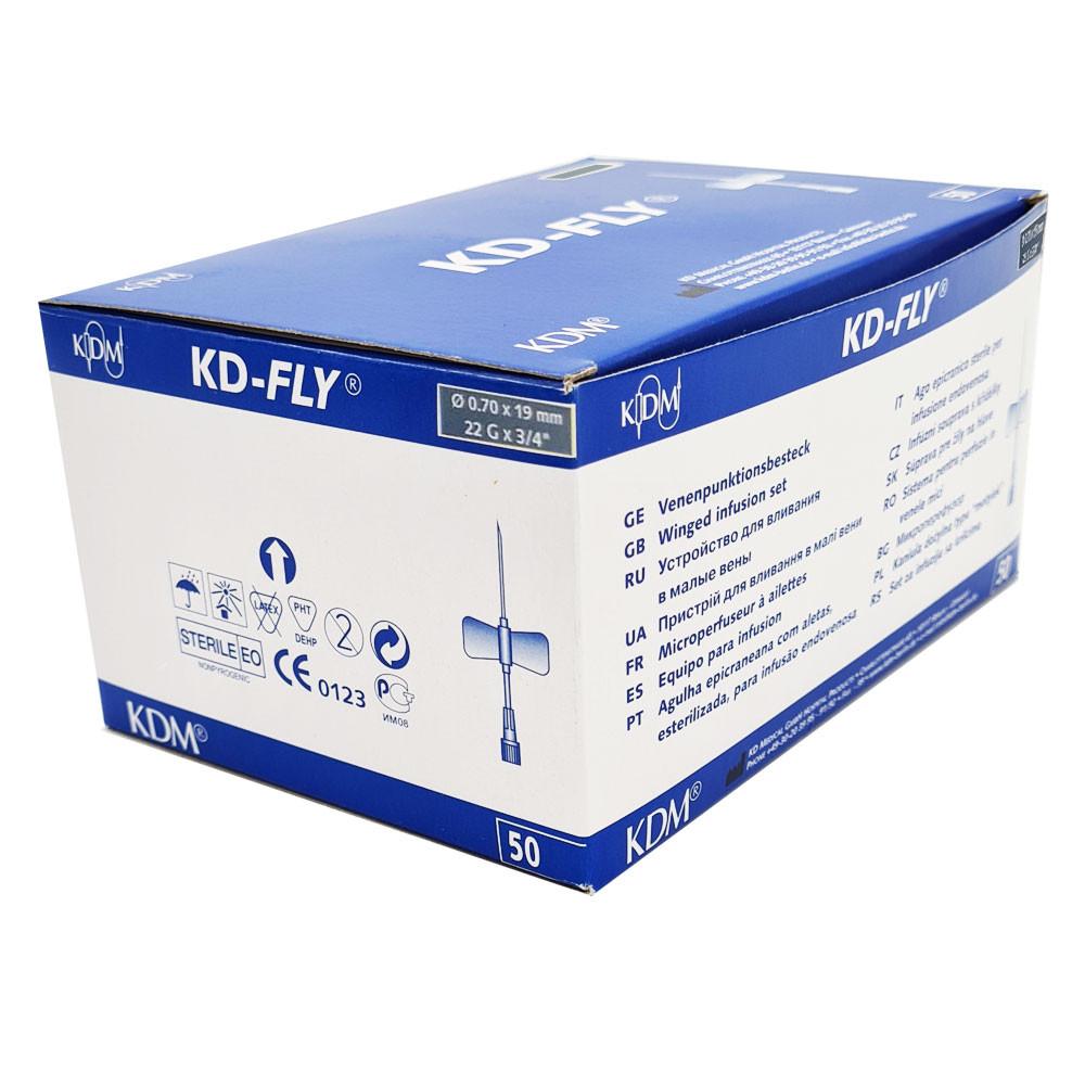 Butterfly Needle 22G 0.7Mm X 19Mm Kdm Kd-Fly 50Pcs
