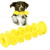 Pet Dog TPR Safety Molar Cleaning Tooth Rod Puzzle Training Playing Biting Toothbrush Toyyellow