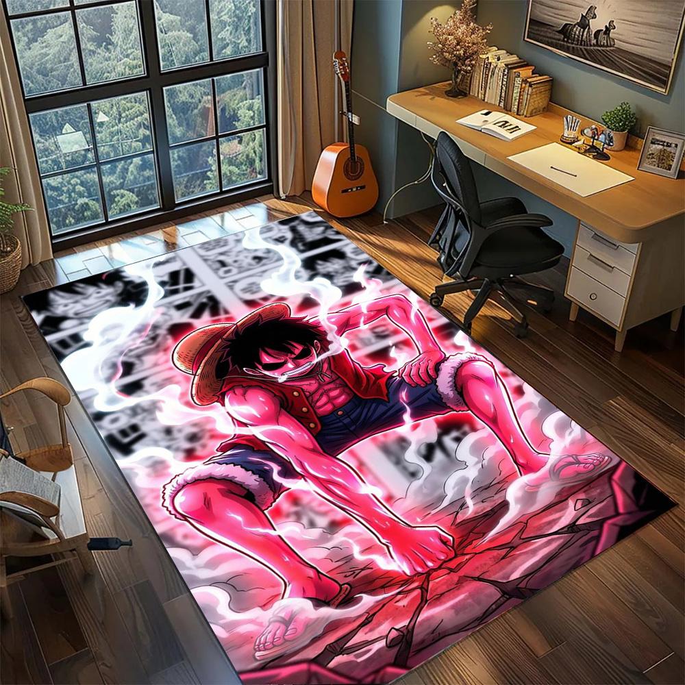 One Piece!Rug Carpet Large Area Rug Non Slip Washable Floor Mat Gamer Room Bedroom Home Decor