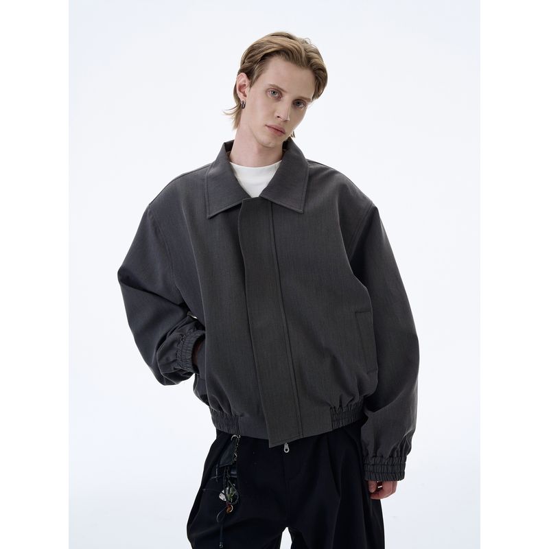 Kisko High-End Shoulder-Padded Cleanfit Casual Blazer Jacket for Men and Women, Stylish Commuter Silhouette Short Jacket