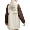 Fila Minimalist Versatile Hooded Woven Jacket Women Jackets Oriental-White F11W519712FWT