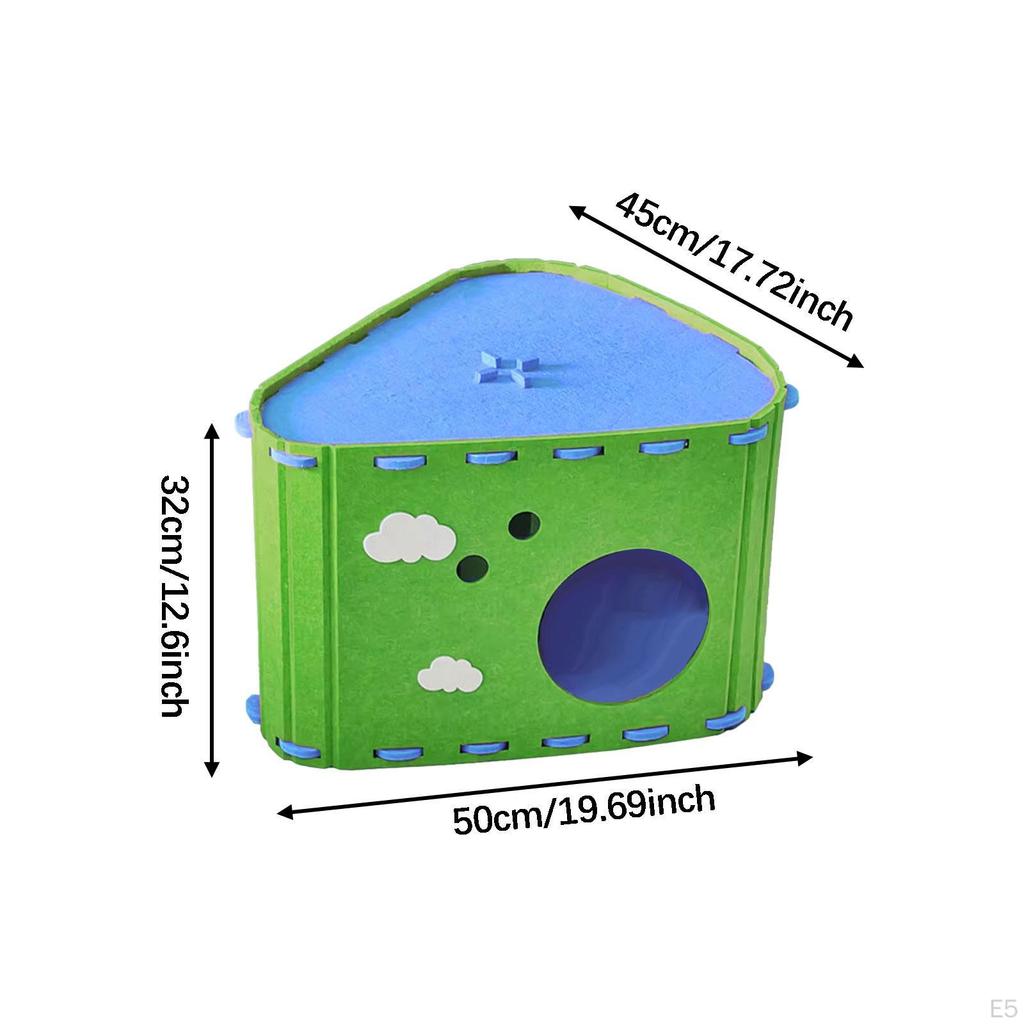 Cat House Bed Cave Grind Claw Breathable Cozy Hideaway Kitten