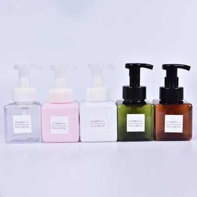 250Ml Foaming Dispenser Bottle Facial Cleaner Portable Travelling Foaming Bottle