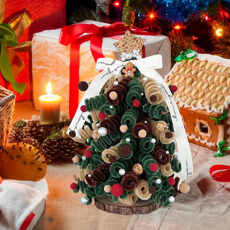 Tabletop Christmas Decor Handmade Decoration With Strong String Loop Holiday Gift Crafts For Friends Lovers Holidays Birthday