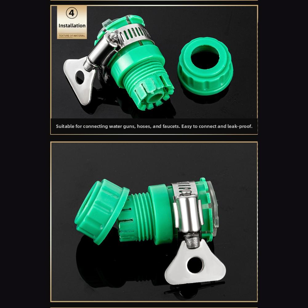 Leak-Proof 4-Point Connector For Garden Watering Tight Seal Engineering Plastic Multifunctional Smooth Operation