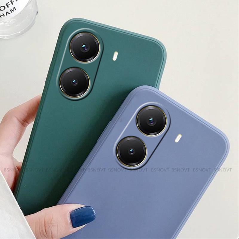For Poco X7 Pro Case Cover Xiaomi Poco X7 Capas Shockproof Phone Bumper Back Armor Liquid Silicone Original Fundas Poco X7 Pro