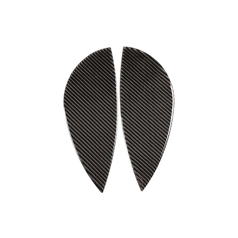 

2 шт., автомобильный центр из настоящего углеродного волокна, обе стороны панели, декоративные наклейки, автоаксессуары для BMW 3 серии E90 2005-12 2pcs Carbon Fiber