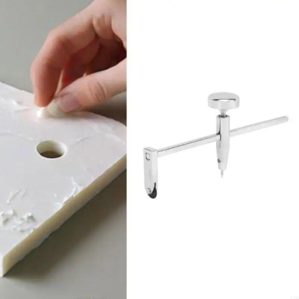 Pipes Tool Adjustable Gypsum Board Drill Spiral Lightweight Round Cutter Cutting Tool Dustbowl Hole Cutter Plasterboard Cutting