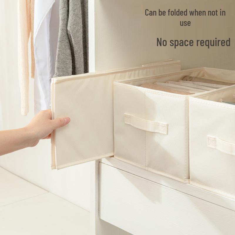 Jeans Storage Organizer: Divided Clothing Box for Wardrobe 