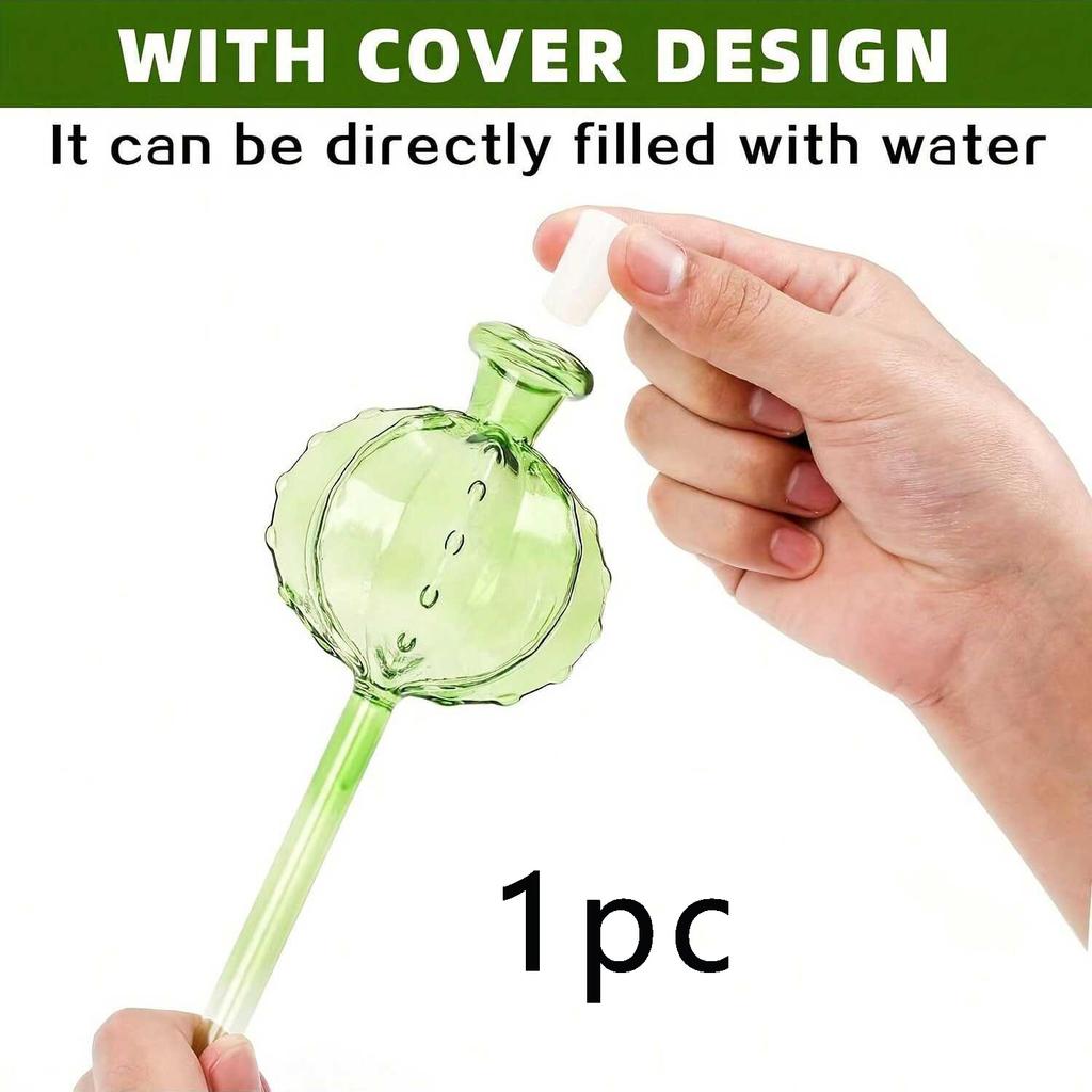3pcs Cactus Shaped Plant Automatic Watering Device, Cute Decorative Design