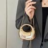 Stylish Crescent-shaped Bag, Sparkly Evening Bag, Mini Lightweight Women's Clutch, Can Be Used As a Shoulder Bag or Crossbody Bag.