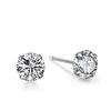 925 Sterling Silver Zircon Birthstone Earrings for Women – Simple Crystal Design