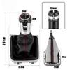 5 6 Speed PU Leather Gear Shift Knob For VW Golf 7 A7 MK7 GTI GTD  Level Shift Car 2013-2018