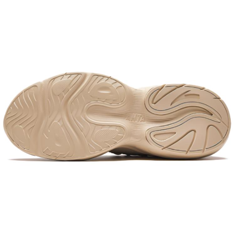 Anta Xingyun Cushioning Slip Resistant Low top Chunky Sneakers Men's Raw Wood Sneakers 112438856-2