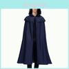 Medieval Fantasy Cloak With Hood For Cosplay And Themed Parties