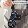 1pc Witch Gothic Print Glasses Pouch Portable Zipper Sunglasses Pouch With Carabiner Hook Anti‑Scratch Eyeglasses Protective Bag For Halloween Gift