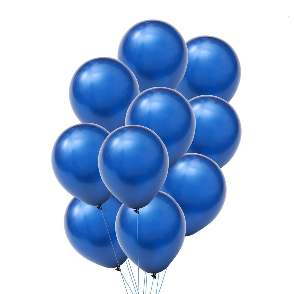100pcs Dark Blue Latex Balloons Birthday Party Balloons Wedding Room Layout Decoration For Making Balloons Bouquet Floral  