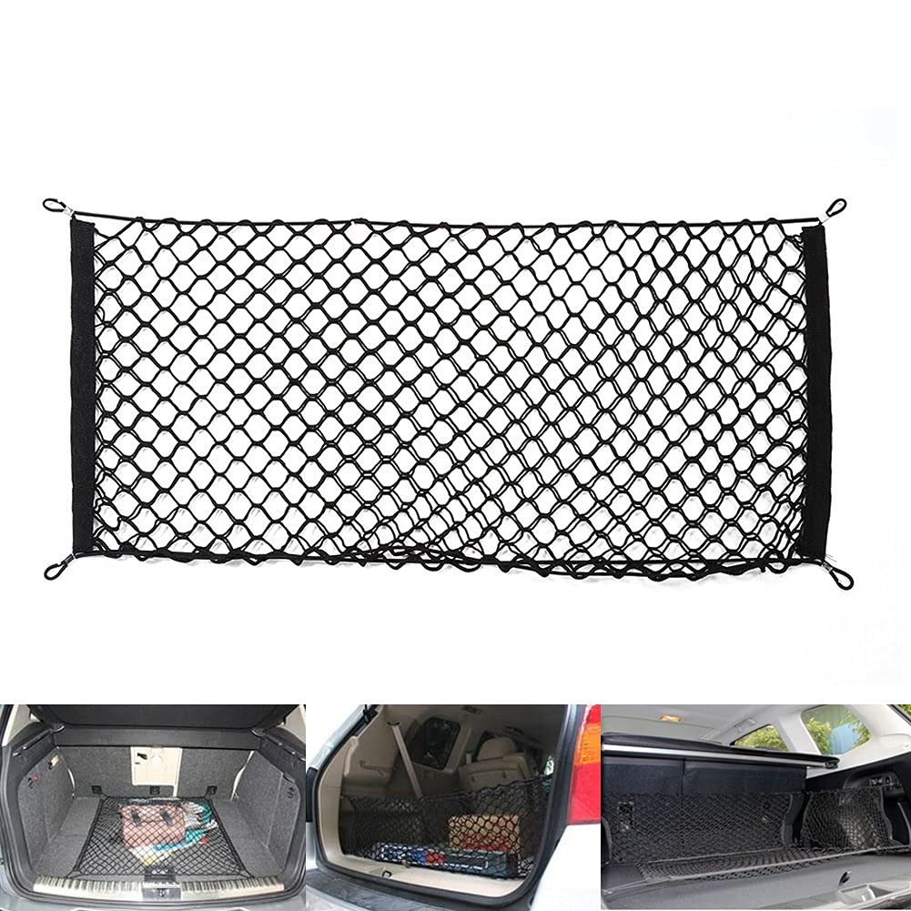 Car Rear Storage Bag, Car Storage Mesh, Car Storage Bag, Nylon and Plastic Material,