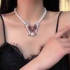 2025 High-End Gothic Punk Necklace: Y2K Dark Style Clavicle Chain for Women