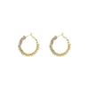 Ear Clips with Elegant Long Fringed Earrings, 925 Silver Pin Earrings, Ear Jewelry