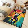 Colorful Overhead Barbell Weightlifting Print Carpet for Living Room Bedroom Sofa Home Decor Rus Non-slip Floor Mat Luxury Gift