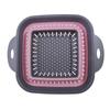 Silicone Kitchen Foldable Storage Basket Collapsible Colander Strainer Fruit Vegetable Drainer Kitchen Draining Filter Organzier