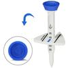 Adjustable Height Durable Plastic Golf Tees with Aim Direction Golf Training Ball Stand for Outdoor Practice
