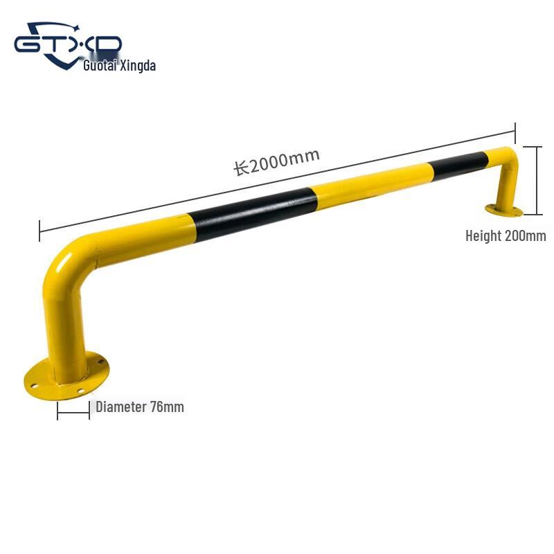 U-shaped Steel Pipe Parking Barrier