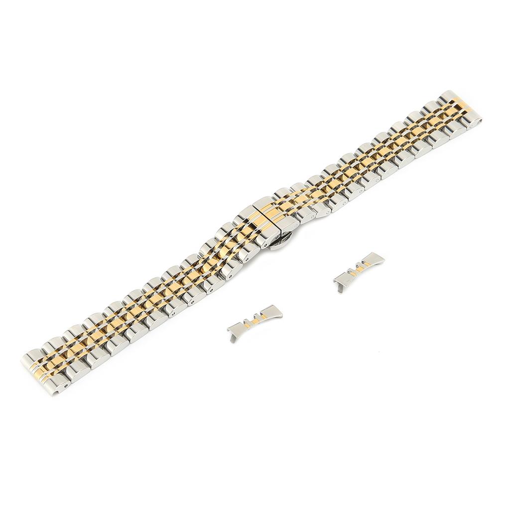 Professional Replacement Watch Band Length Adjustable Watch Strap Accessory Parts Golden16mm   0.63in