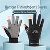 Unisex Sun Protection Ice Silk Gloves - Non-Slip, Breathable, Touchscreen-Friendly for Driving, Cycling, Fishing.