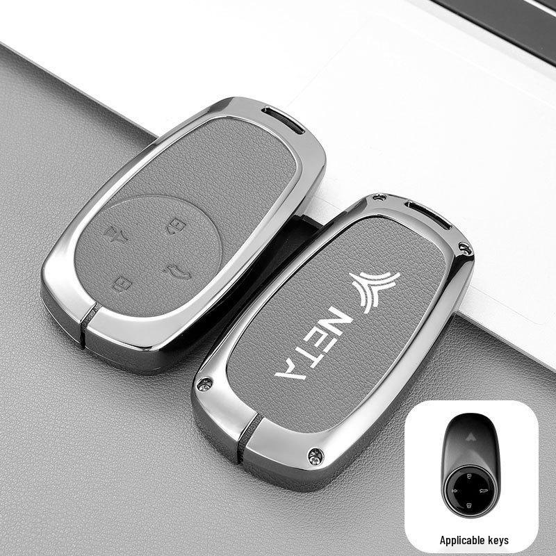 Nezha's GT Key Case for Men & Women - V22 Model Luxury Car Protective Shell with Strap and Buckle.