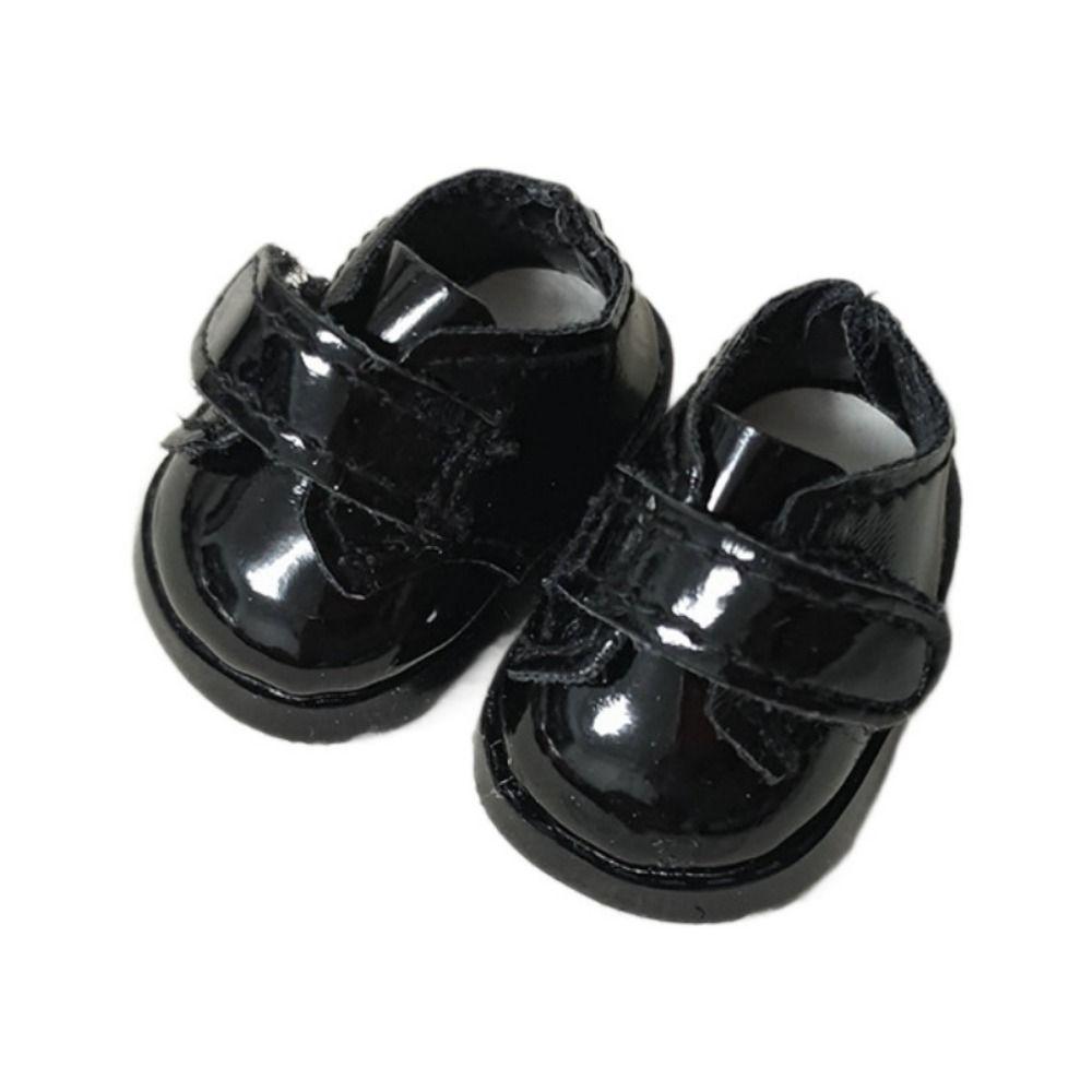 with Stickers Leather Shoes 3.8cm Length Shoes Outfit Accessories For 15/17cm Doll Decoration