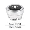 Car Dust Cover Cigarette Lighter Dust-Proof Waterproof Decorate Accessories For Tesla Model 3 Model S Model X Y Roadster Space X