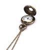 Vintage Steampunk Retro  Design Pocket Watch Quartz Pendant Necklace Gift