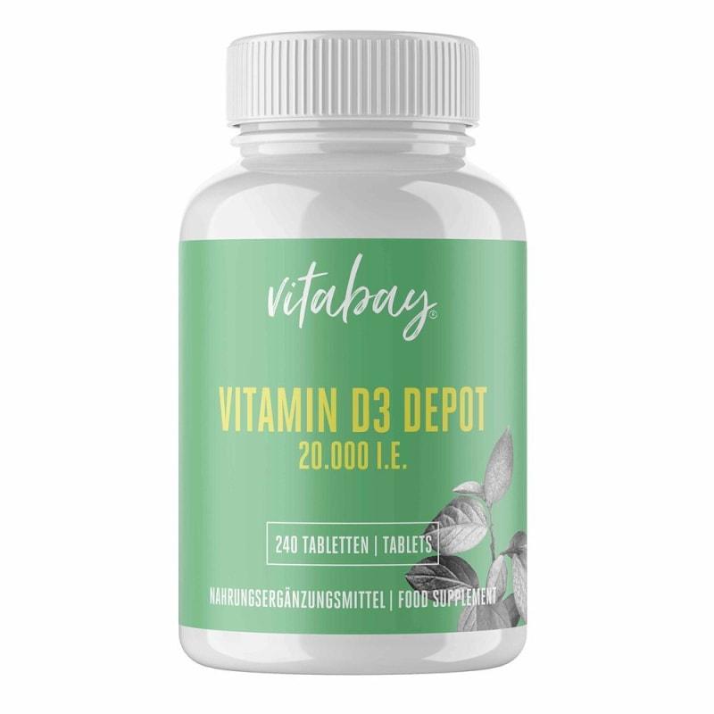 

Vitabay Vitamin D3 20000 IE 240 Tablets