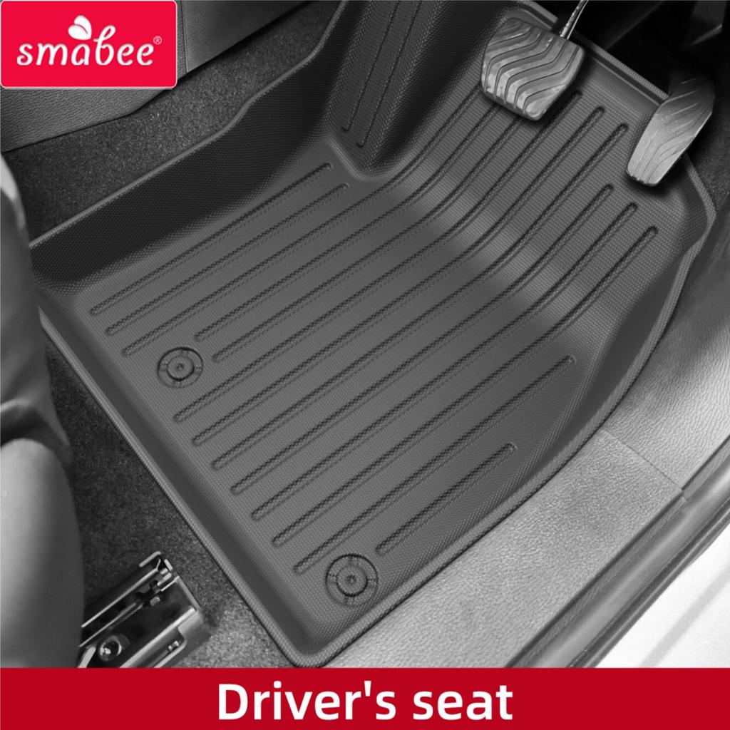 Smabee Right Hand Drive for Mitsubishi Outlander 5Seater GN0W 2023-2024 TPE Car All-weather Floor Mats Trunk Pad Accessories