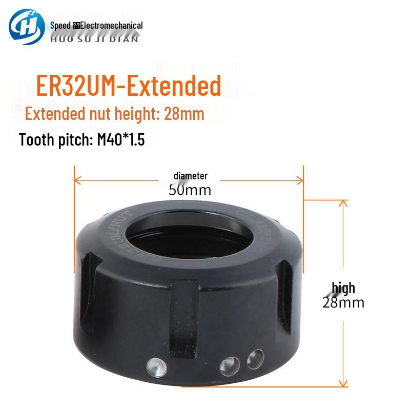 Dynamic Balance ER Collet Nut for Engraving Machine Spindle (ER11/16/20/25)