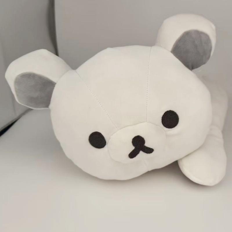 35cm Cute Relaxed Bear Rilakkuma Plush Toy Doll With Gray Ear Accents And Simple Features Perfect For Gifting And Collecting
