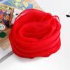 Square Color Solid Chiffon Korean Silk Scarf 70x70cm Summer Sunscreen Thin Transparent Gauze Neck Protection Womans Shawl P71