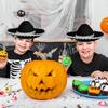 Children Fashionable Mexico Sun Hat with Unique Skull Pattern for Beach Trip and Daily Outings Festival Gathering