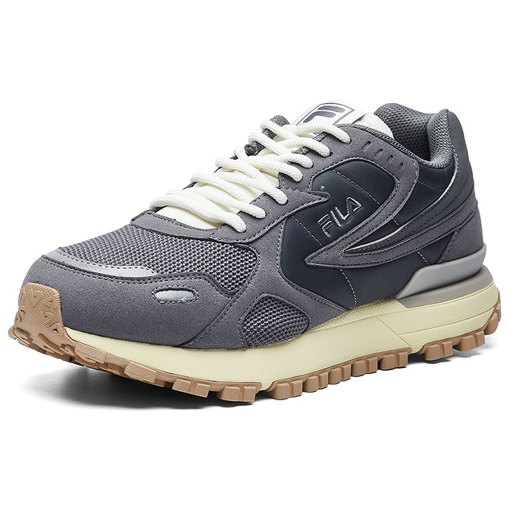 Fila Men's Culaccino Light Gray Low Top Retro Casual Sneakers F12M031123FQS