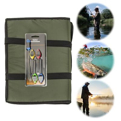 Fishing Unhooking Mat Foldable Fishing Cushion Multi-Function Carp Fishing Hair Rigs Kit Lure Making Tool for Carp Fishing