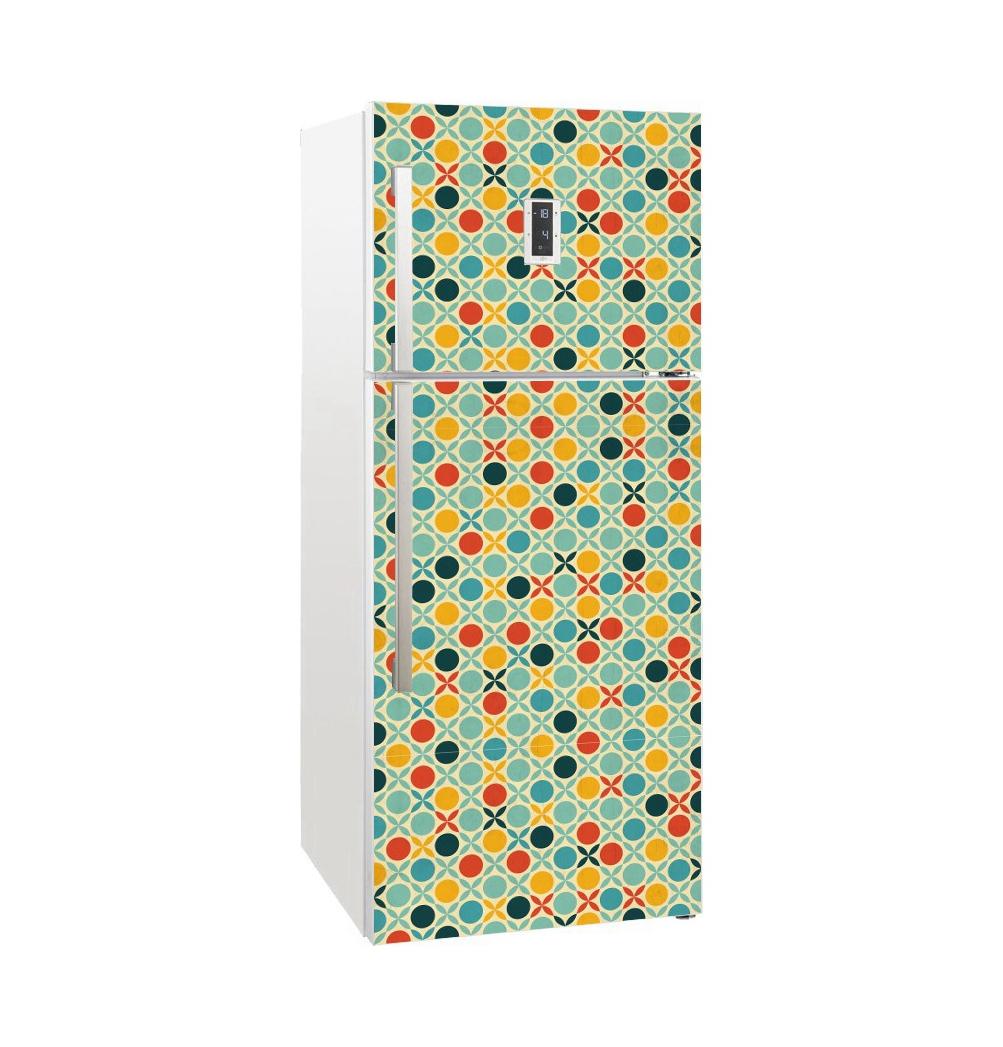 

39 стилей, красивые пейзажные наклейки на холодильник, крышка холодильника, дверная виниловая самоклеящаяся наклейка для декора кухонной мебели, наклейка для морозильной камеры, сделай сам 60x180cm